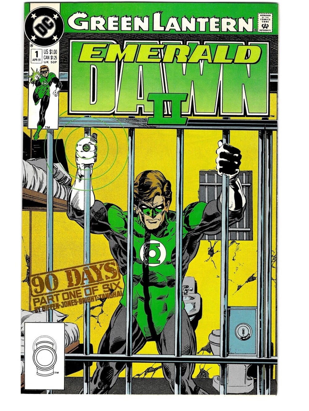 Green Lantern: Emerald Dawn II #1 1991 DC Comics Romeo Tanghal Cover